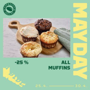 Mayday Espresso House muffins