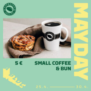 Mayday Espresso House coffee & bun