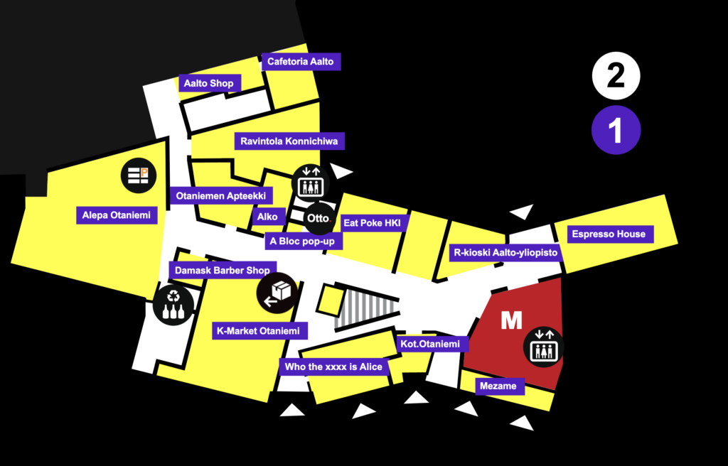 A Bloc first floor map